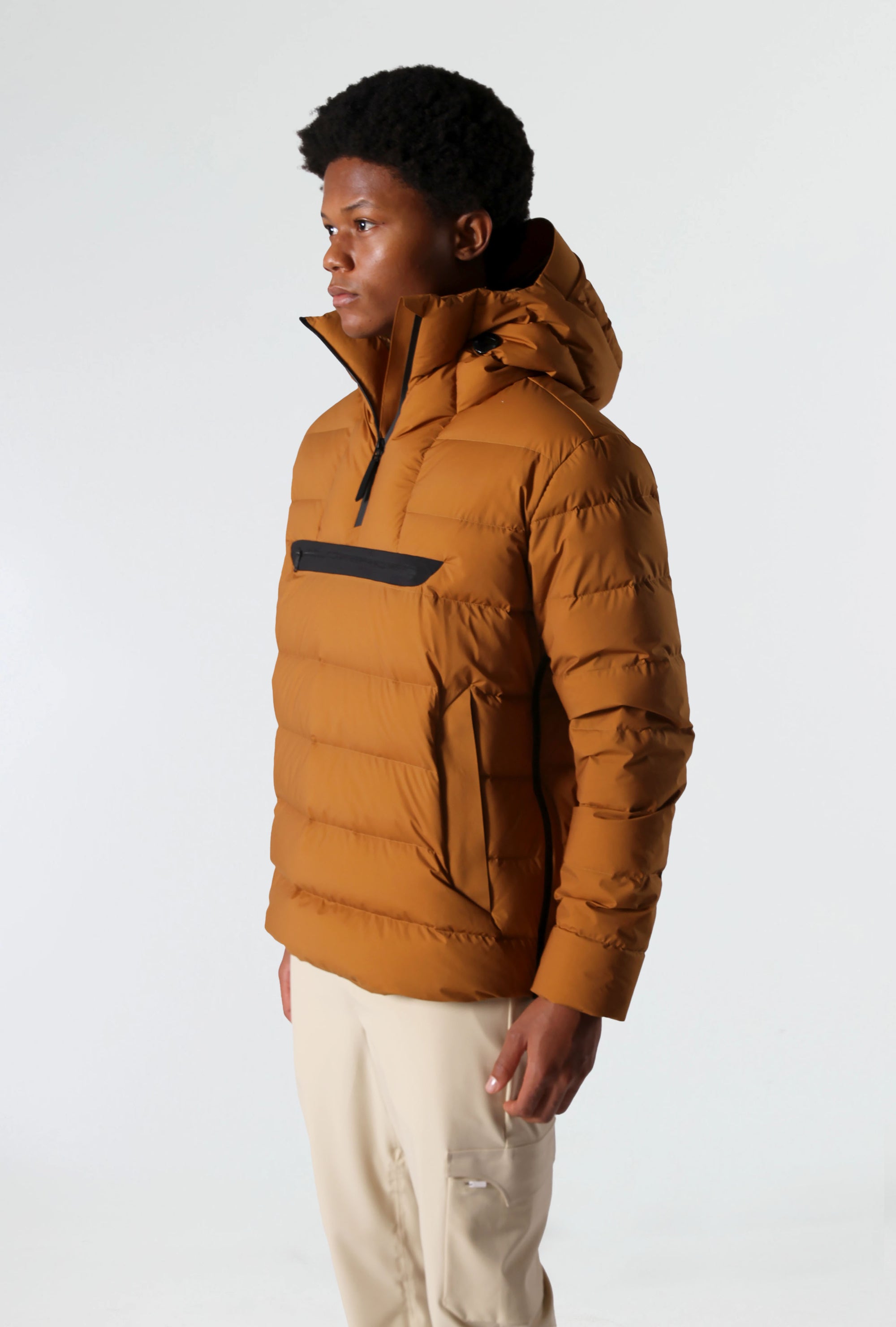 HALF ZIP VOYAGER DOWN JACKET