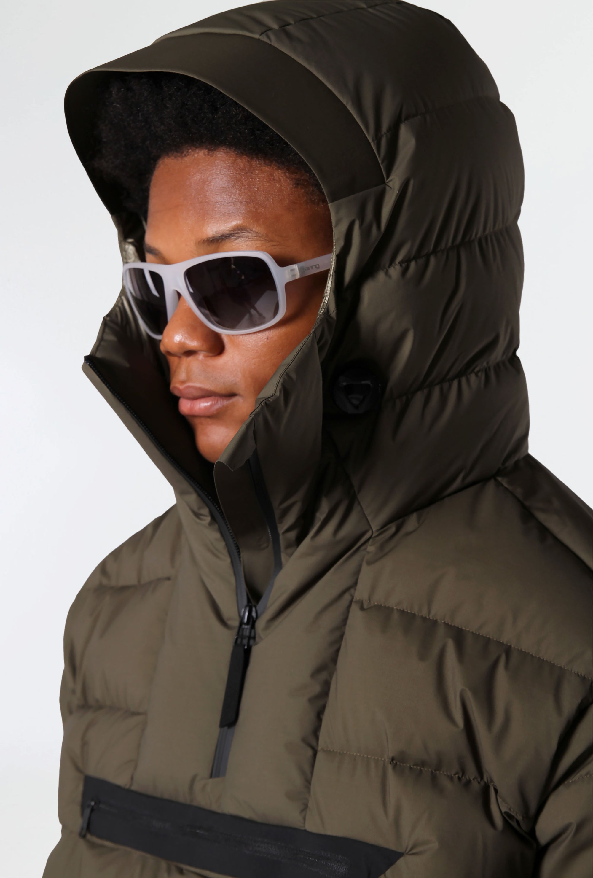 HALF ZIP VOYAGER DOWN JACKET